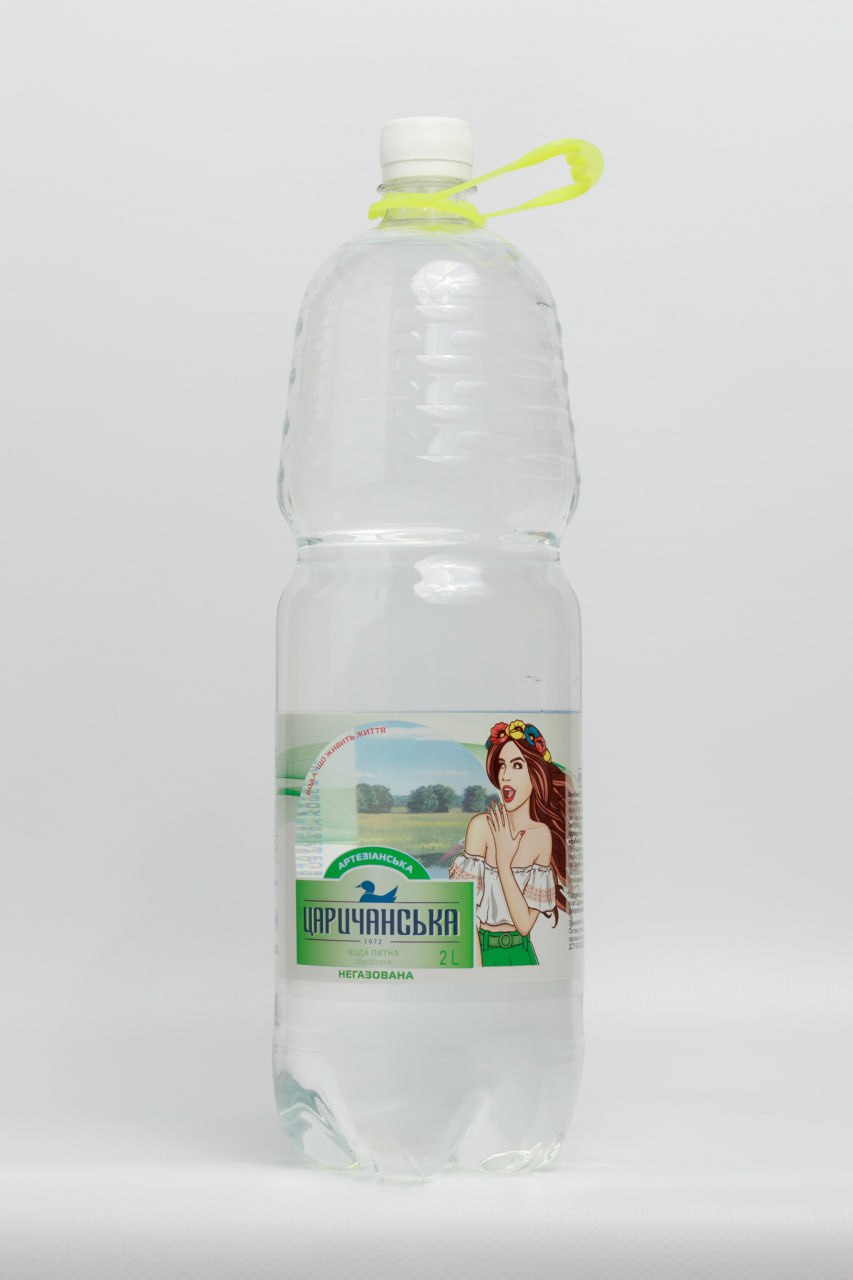 Вода питна артезіанська ЦАРИЧАНСЬКА негазована 2,0 л.